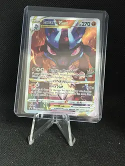 Pokemon TCG Lucario VSTAR SWSH291 Holo Black Star Promo Crown Zenith - Image 1