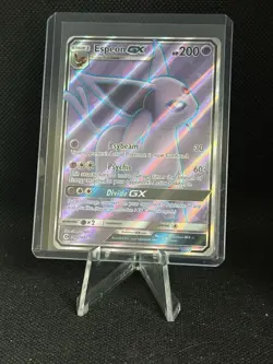 Pokemon TCG Espeon GX Full Art Ultra Rare Sun & Moon 140/149 - Image 1