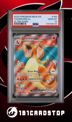 🔥Pokemon - Charizard ex - 183/165 - Full Art - Ultra Rare - S&V: 151 - PSA 10🔥 - Image 1