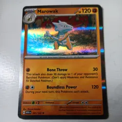 Pokemon - 151 - Marowak - 105/165 - Holo Rare - Image 1