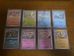 Pokemon Prismatic Evolutions Cosmos Holo Promo Full Eeveelution Set - Image 1