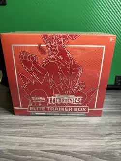 Pokemon TCG Sword & Shield - Battle Styles - Elite Trainer Box ETB RED X1 - Image 1