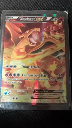 Pokemon TCG Charizard EX #XY121 Holo Ultra Rare Black Star Promos - Image 2