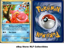 2010 Pokemon, HGSS Undaunted, #66/90 Slowpoke, Common (b) - Image 1