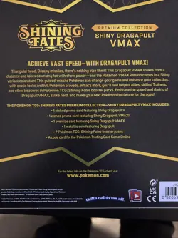 Pokemon TCG Shining Fates Premium Collection Shiny Dragapult VMAX FACTORY SEALED - Image 3