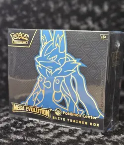 Pokemon Mega Evolution Lucario Pokemon Center Exclusive ETB - Sealed - Image 1