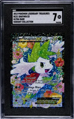 POKEMON SHAYMIN EX RC21/RC25 B&W LEGENDARY TREASURES RADIANT - SGC 7 - Image 1