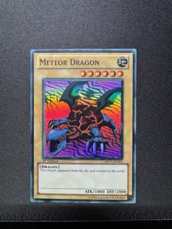 Yugioh Meteor Dragon PRC1-EN001 Super Rare 1st Ed LP - Image 4