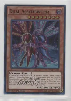 Dual Assembwurm 1st Ed. YuGiOh Cyberse Link Structure Deck #SDCL-EN008 - Image 1