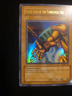 Right Arm of the Forbidden One LOB-122 The Legend of Blue Eyes White Dragon MINT - Image 3