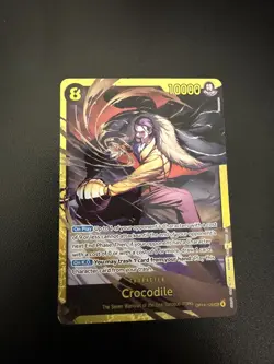 Crocodile -OP14-120 SEC One Piece TCG The Azure Sea's Seven Foil - Image 1