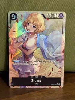 Stussy OP07-085 (Alt Art) SR One Piece Card Game TCG ENGLISH NM - Image 1