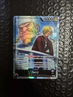 One Piece TGC Sanji Leader OP12-041 Holo Alternate Art Legacy of The Master - Image 1