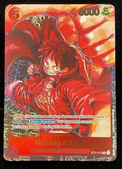 Monkey.D.Luffy - ST01-012 - Alternate Art - SR - English - LP - One Piece - Image 1