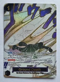 One Piece OPTCG Ground Death English OP14-096 R* Parallel, Please Read! - Image 1