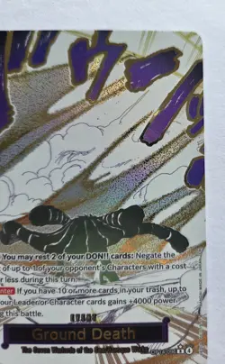 One Piece OPTCG Ground Death English OP14-096 R* Parallel, Please Read! - Image 3