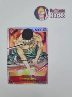 Roronoa Zoro ST01-013 - Super Pre-Release - One Piece - Lightly Played - Image 1