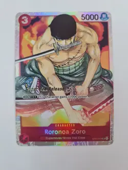 Roronoa Zoro ST01-013 - Super Pre-Release - One Piece - Lightly Played - Image 2