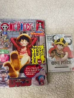 One Piece Magazine Vol.20 with Promo Card Luffy SR ST21-014 Sealed Unopened set - Image 1