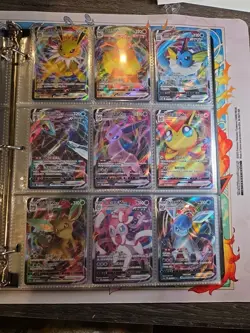 Pokemon Card Lot Binder V/VMAX IR Hits 180 Cards NM Full Art - Image 5