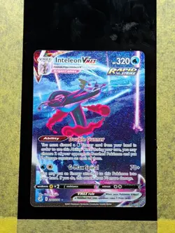 020 - Original Owner Pokemon Inteleon VMAX Alt Art 266/264 Fusion Strike Card - Image 1