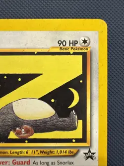 Snorlax Z Black Star Promo #49 Basic Pokemon Card TCG WOTC League - Image 3