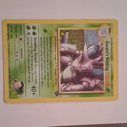 Pokemon Giovanni's Nidoking Gym Challenge Holo Rare 7/132 Wizards 120HP Card - Image 2