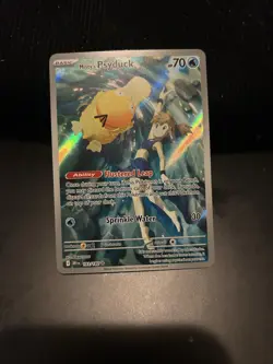 Pokemon TCG Misty's Psyduck Illustration Rare Holo Card 193/182 Destined Rivals - Image 1