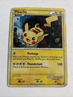 Pikachu HGSS Black Star Promos HGSS03 - 2010 Nintendo - Pokemon Card - Image 1