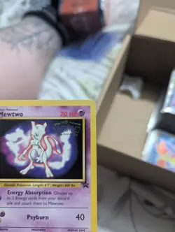 Pokemon TCG Mewtwo 3 Black Star Promo Card First Movie near mint - Image 2