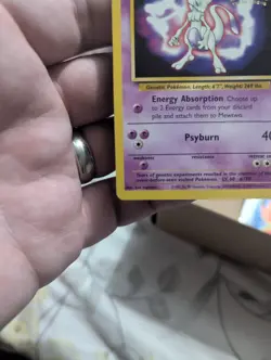 Pokemon TCG Mewtwo 3 Black Star Promo Card First Movie near mint - Image 4