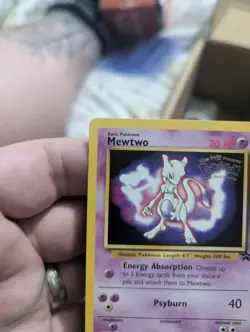 Pokemon TCG Mewtwo 3 Black Star Promo Card First Movie near mint - Image 5