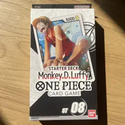 One Piece Card Game Starter Deck - Monkey.D.Luffy ST-08 English New sealed - Image 1