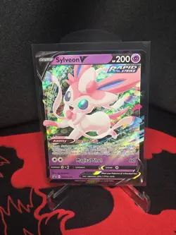 Sylveon V SWSH202 NM Holofoil Promo Rare Pokemon Card - Image 1