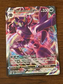 GRIMMSNARL VMAX 115/189 Darkness Ablaz Ultra Rare Full Art Holo Pokemon Card NM - Image 1