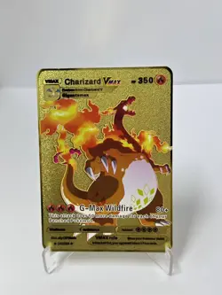 Charizard VAMX HP350 Metal Card-Collectible Gift Display. - Image 1