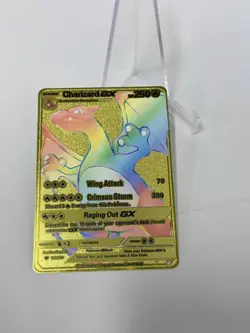 Charizard GX HP250 Metal Pokemon Card-Collectible Gift Display. - Image 2