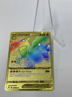 Charizard VSTAR HP280 Metal Pokemon Card-Collectible Gift Display - Image 2