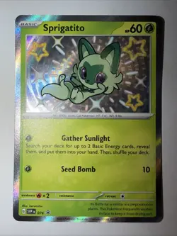 Sprigatito 076 Promo SV: Scarlet & Violet Promo Cards NM Pokemon - Image 1