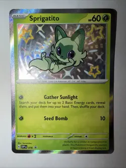 Sprigatito 076 Promo SV: Scarlet & Violet Promo Cards NM Pokemon - Image 2