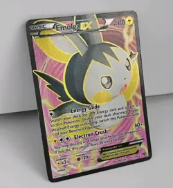 2014 Pokemon Emolga EX 143/146 XY Base Set Card Ultra Rare Holo Near Mint Energy - Image 2