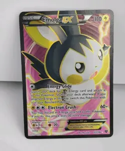 2014 Pokemon Emolga EX 143/146 XY Base Set Card Ultra Rare Holo Near Mint Energy - Image 4