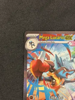 Mega Lucario ex 179/132 Holo ME01: Mega Evolution Pokemon Card - Image 2