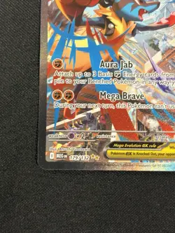 Mega Lucario ex 179/132 Holo ME01: Mega Evolution Pokemon Card - Image 5