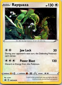 Rayquaza SWSH: Sword & Shield Promo Cards SWSH029 NM - Image 1