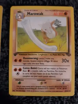 Marowak Jungle Set 39/64 1st Edition Italian Pokemon Card. - Image 1