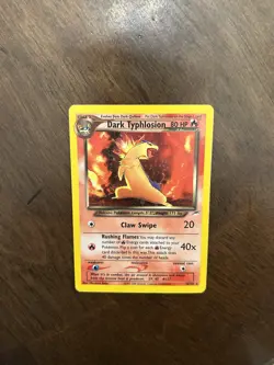 Pokemon TCG Dark Typhlosion Neo Destiny Holo Card 10/105 Unlimited Rare - Image 1