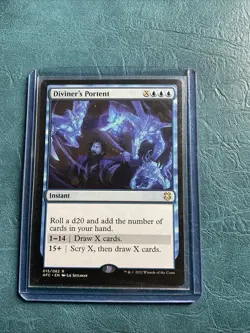 Diviner's Portent MTG Commander Card Near Mint Condition - Image 3