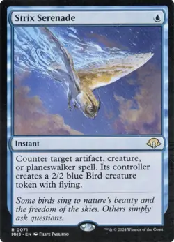 x1 Strix Serenade R MTG Modern Horizons 3 M/NM, English MTG Card - Image 1