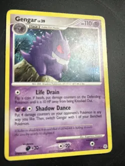 Pokemon TCG Gengar Diamond and Pearl 27/130 rare MP 2007 Card NON-HOLO - Image 2